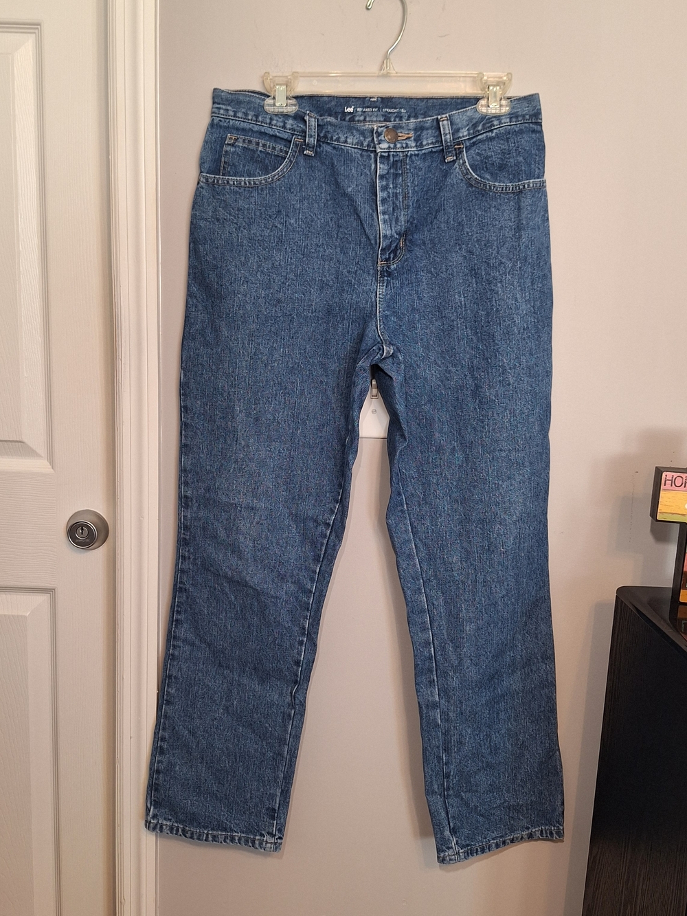 Lee Relaxed Fit Straight-Leg Women's 100% Cotton Denim Jeans